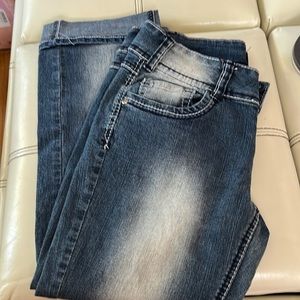 Angels Stonewashed Jean Capris